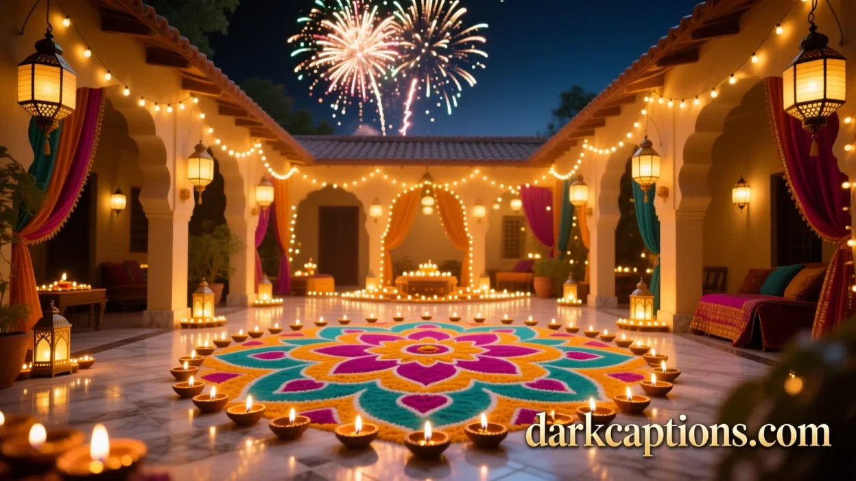 One-Word Diwali Captions That Shine Bright on Instagram